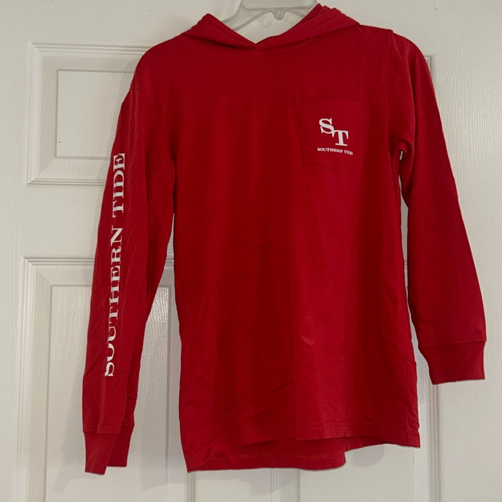 Southern tide long sleeve hoodie tee